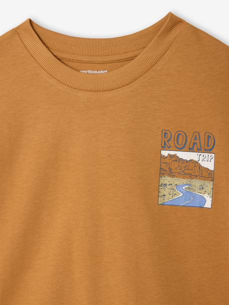 T-shirt à motif manches courtes garçon orange 3 - vertbaudet enfant 