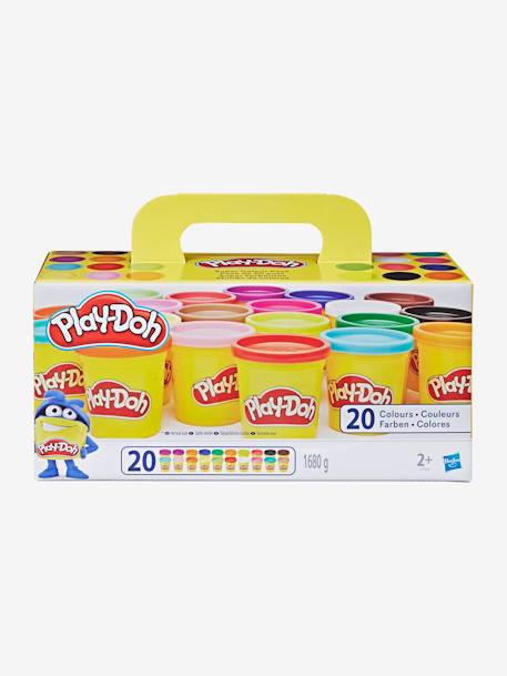 Coffret de 20 pots de pâte à modeler Play-Doh jaune 1 - vertbaudet enfant 