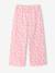 Ensemble pantalon top fleurs vieux rose 2 - vertbaudet enfant 