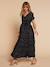 Robe grossesse allaitement cache coeur noir 1 - vertbaudet enfant 