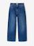 Pantalon large fille denim bleu moyen+denim gris 2 - vertbaudet enfant 