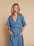 Robe longue grossesse et allaitement bleu jean 4 - vertbaudet enfant 