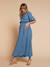 Robe longue grossesse et allaitement bleu jean 1 - vertbaudet enfant 