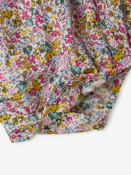 Barboteuse bébé volants coton multicolore 7 - vertbaudet enfant 