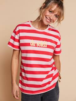 Vêtements de grossesse-T-shirt, débardeur-T-shirt marinière "du soleil"
