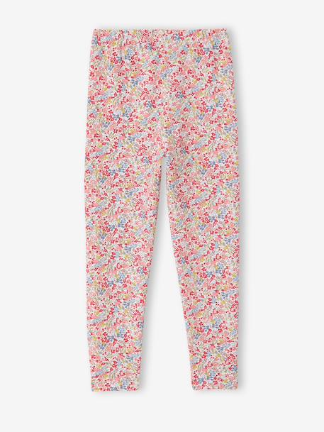 Legging fille imprimé coton bio multicolore 4 - vertbaudet enfant 