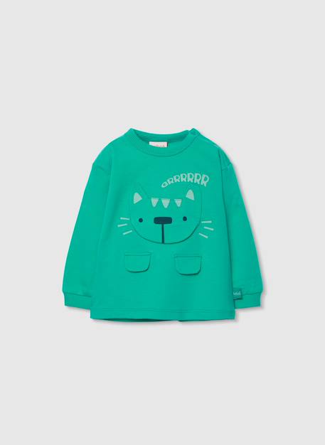 Ensemble bébé garçon maille Vert 3 - vertbaudet enfant 