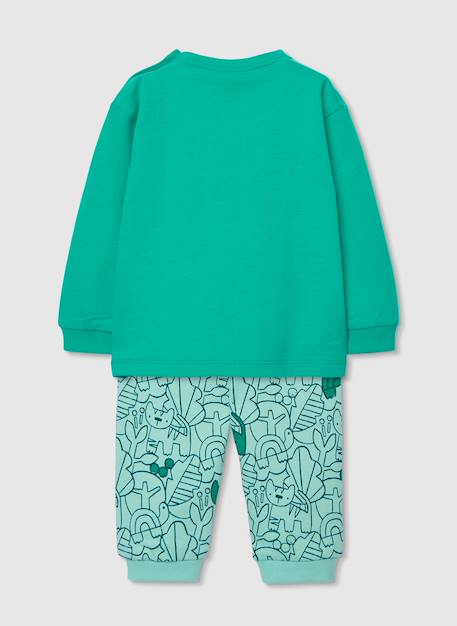 Ensemble bébé garçon maille Vert 2 - vertbaudet enfant 