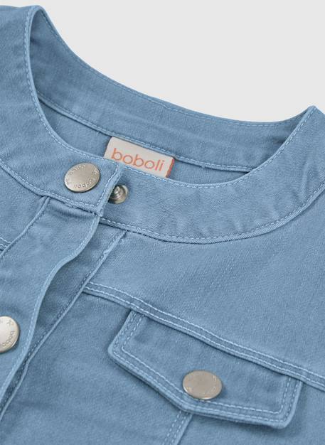 Veste en denim pour fille Bleu 3 - vertbaudet enfant 