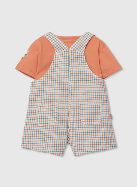 Ensemble pour bébé coton à carreaux Multicolore 2 - vertbaudet enfant 