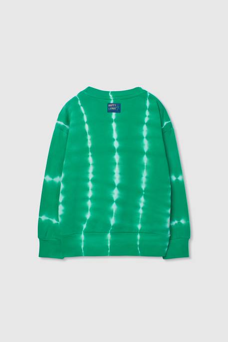 Sweat-shirt enfant en peluche Vert 2 - vertbaudet enfant 