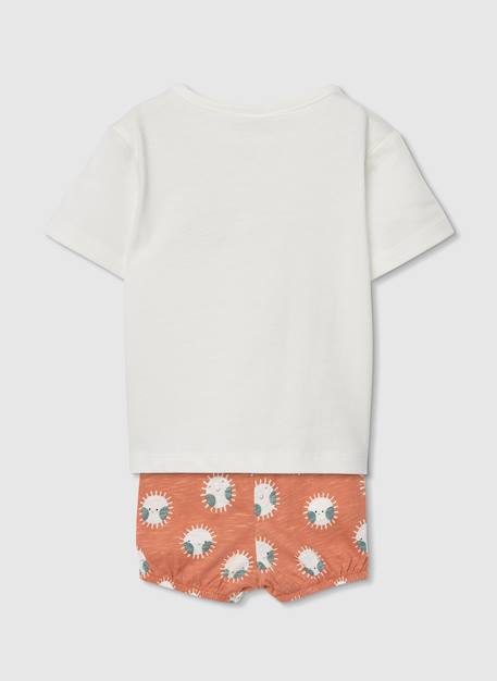 Ensemble bébé t-shirt coton Blanc 2 - vertbaudet enfant 