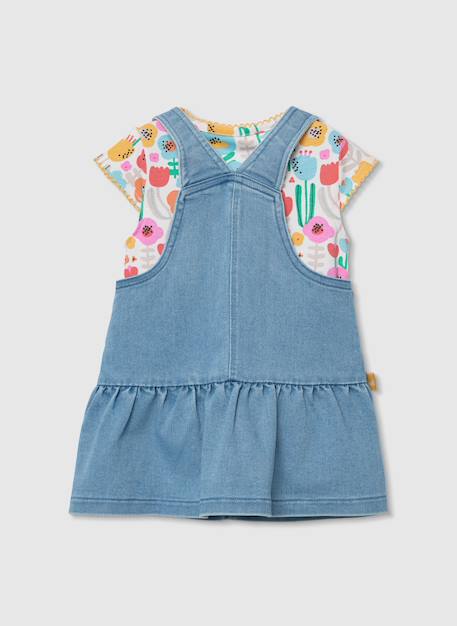 Robe en denim bébé Bleu 2 - vertbaudet enfant 