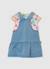 Robe en denim bébé Bleu 2 - vertbaudet enfant 