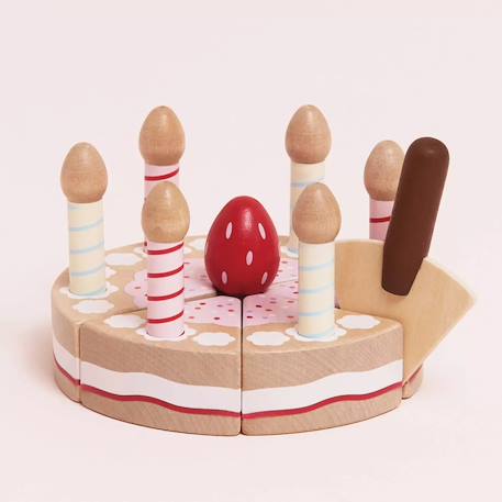Gâteau d'anniversaire à la vanille Beige 4 - vertbaudet enfant 