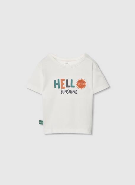 Ensemble bébé t-shirt coton Blanc 3 - vertbaudet enfant 