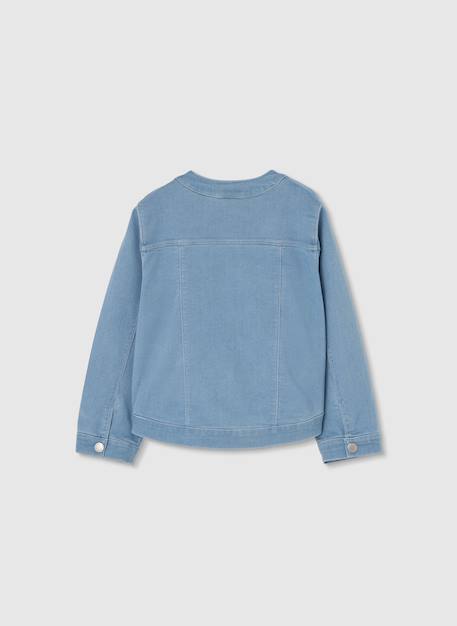 Veste en denim pour fille Bleu 2 - vertbaudet enfant 