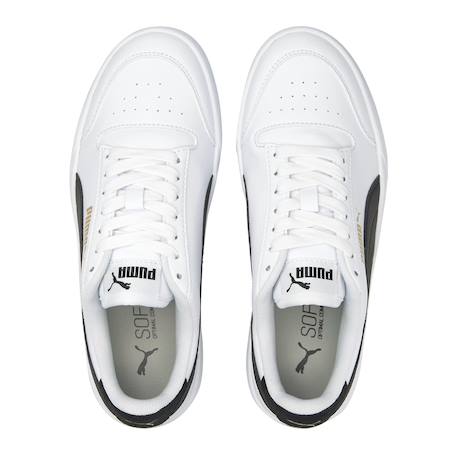Baskets basses à scratch Puma blanc puma noir or 6 - vertbaudet enfant 