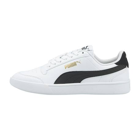 Baskets basses à scratch Puma blanc puma noir or 2 - vertbaudet enfant 