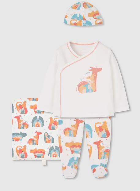 Bébé-Ensemble-Ensemble bébé imprimé coton