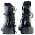 Bottines en cuir  vernis  à lacets Noir 4 - vertbaudet enfant 