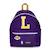 Sac à dos day pak'r Laker NBA Violet jaune 1 - vertbaudet enfant 