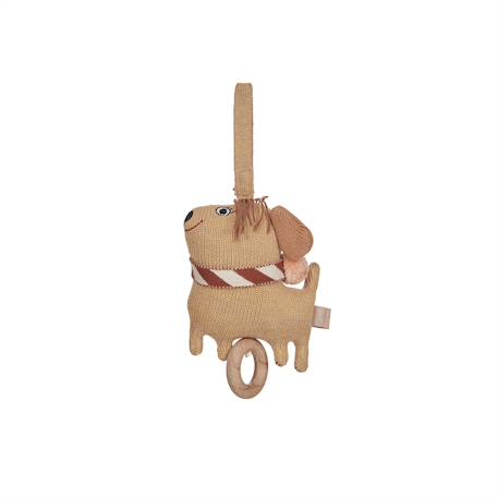 Mobile musical en coton Brun 1 - vertbaudet enfant 