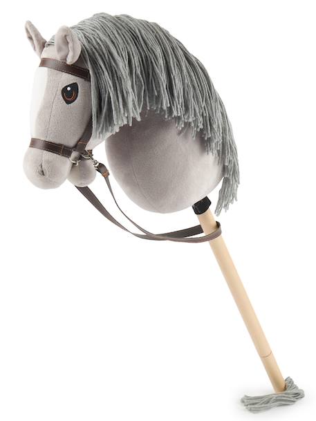 Hobby horse - Cheval bâton taille M Bai+Blanc+Créme+Gris+Noir+Pie noir 19 - vertbaudet enfant 