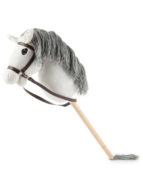 Hobby horse - Cheval bâton taille M Bai+Blanc+Créme+Gris+Noir+Pie noir 7 - vertbaudet enfant 