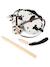 Hobby horse - cheval bâton taille S Bai+Blanc+Créme+Gris+Noir+Pie noir 36 - vertbaudet enfant 