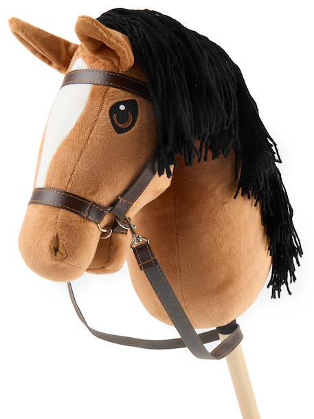 Hobby horse - Cheval bâton taille M Bai+Blanc+Créme+Gris+Noir+Pie noir 5 - vertbaudet enfant 