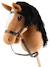 Hobby horse - Cheval bâton taille M Bai+Blanc+Créme+Gris+Noir+Pie noir 5 - vertbaudet enfant 
