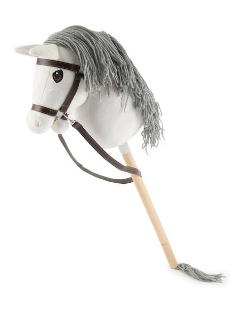 Hobby horse - cheval bâton taille S Bai+Blanc+Créme+Gris+Noir+Pie noir 7 - vertbaudet enfant 