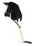 Hobby horse - cheval bâton taille S Bai+Blanc+Créme+Gris+Noir+Pie noir 25 - vertbaudet enfant 