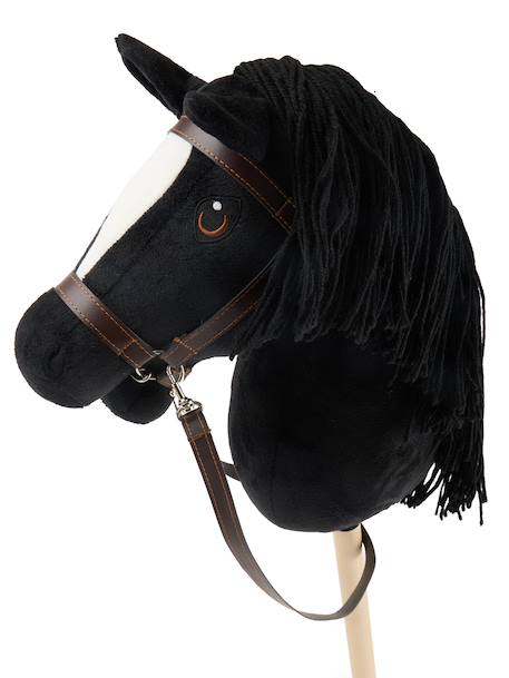 Hobby horse - Cheval bâton taille M Bai+Blanc+Créme+Gris+Noir+Pie noir 29 - vertbaudet enfant 