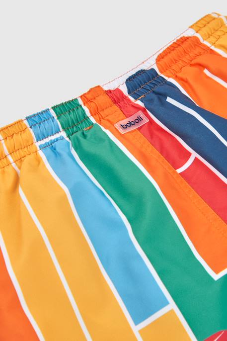Maillot de bain enfant en tissu recyclé  avec imprimé Orange 4 - vertbaudet enfant 