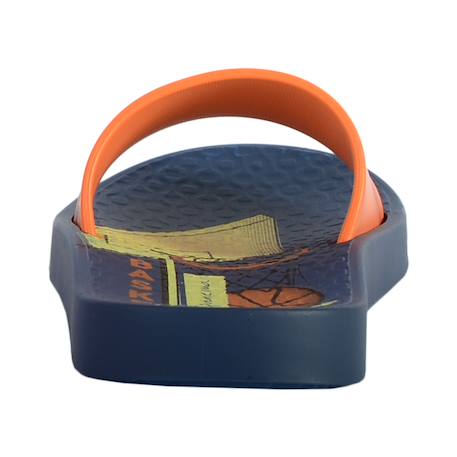 Sandales enfant plates à bout ouvert - légères et confortables Bleu orange jaune+Blue blue+Dark grey grey 3 - vertbaudet enfant 