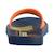 Sandales enfant plates à bout ouvert - légères et confortables Bleu orange jaune+Blue blue+Dark grey grey 3 - vertbaudet enfant 
