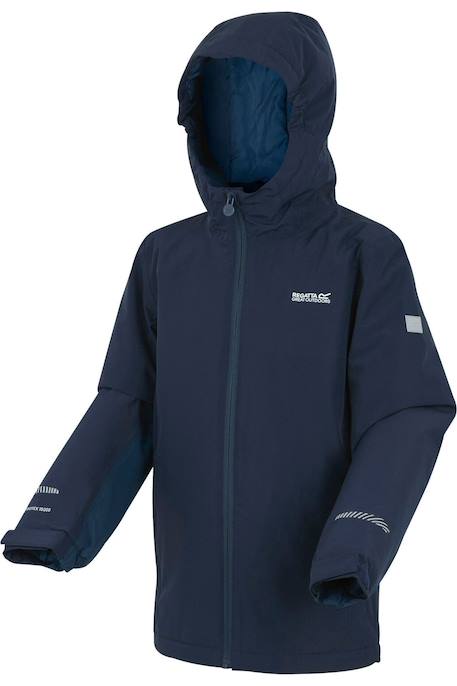 Veste imperméable enfant hurdle Bleu marine / denim sombre 3 - vertbaudet enfant 