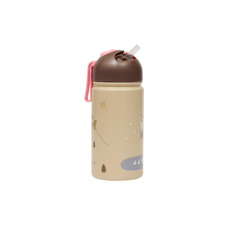 Bouteille à boire en métal Rose 1 - vertbaudet enfant 