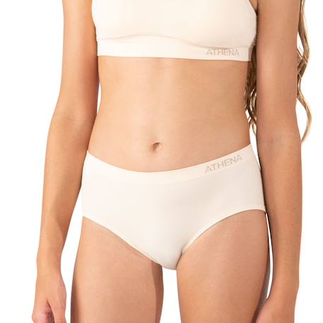 Lot de 2 boxers fille sans couture fashion  fille Beige-blush 2 - vertbaudet enfant 