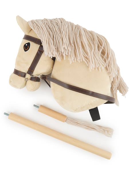 Hobby horse - cheval bâton taille S Bai+Blanc+Créme+Gris+Noir+Pie noir 18 - vertbaudet enfant 