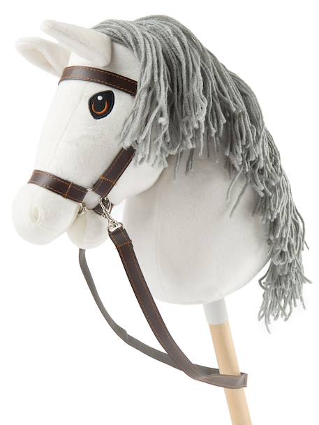 Hobby horse - cheval bâton taille S Bai+Blanc+Créme+Gris+Noir+Pie noir 11 - vertbaudet enfant 