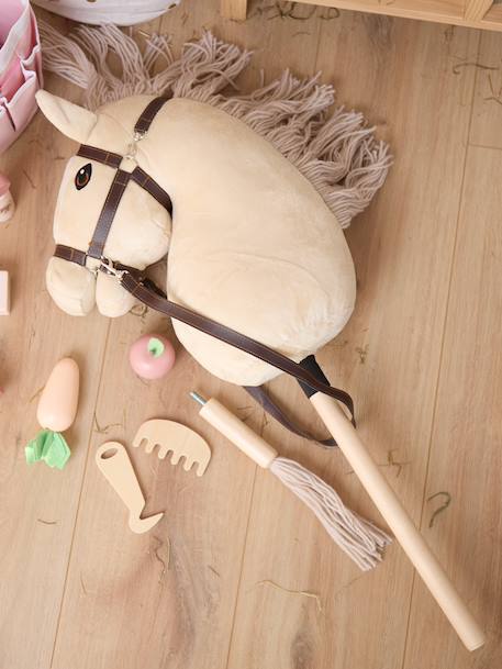 Hobby horse - Cheval bâton taille M Bai+Blanc+Créme+Gris+Noir+Pie noir 16 - vertbaudet enfant 