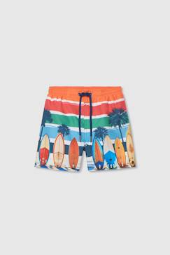 Maillot de bain garçon en tissu recyclé planche de surf  - vertbaudet enfant