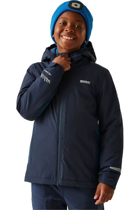 Veste imperméable enfant hurdle Bleu marine / denim sombre 4 - vertbaudet enfant 