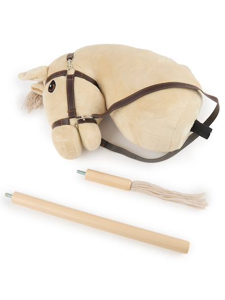 Hobby horse - Cheval bâton taille M Bai+Blanc+Créme+Gris+Noir+Pie noir 18 - vertbaudet enfant 