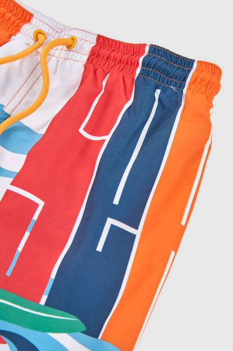 Maillot de bain enfant en tissu recyclé  avec imprimé Orange 3 - vertbaudet enfant 