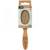 Brosse à cheveux bébé en hêtre rouge et soie de chèvre Beige 3 - vertbaudet enfant 