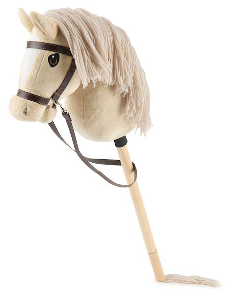 Hobby horse - cheval bâton taille S Bai+Blanc+Créme+Gris+Noir+Pie noir 13 - vertbaudet enfant 